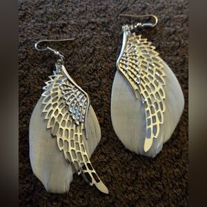 Angel Wing & Feather Earrings